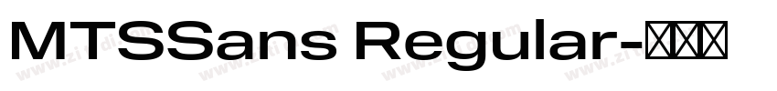 MTSSans Regular字体转换 MTSSans Regular字体转换